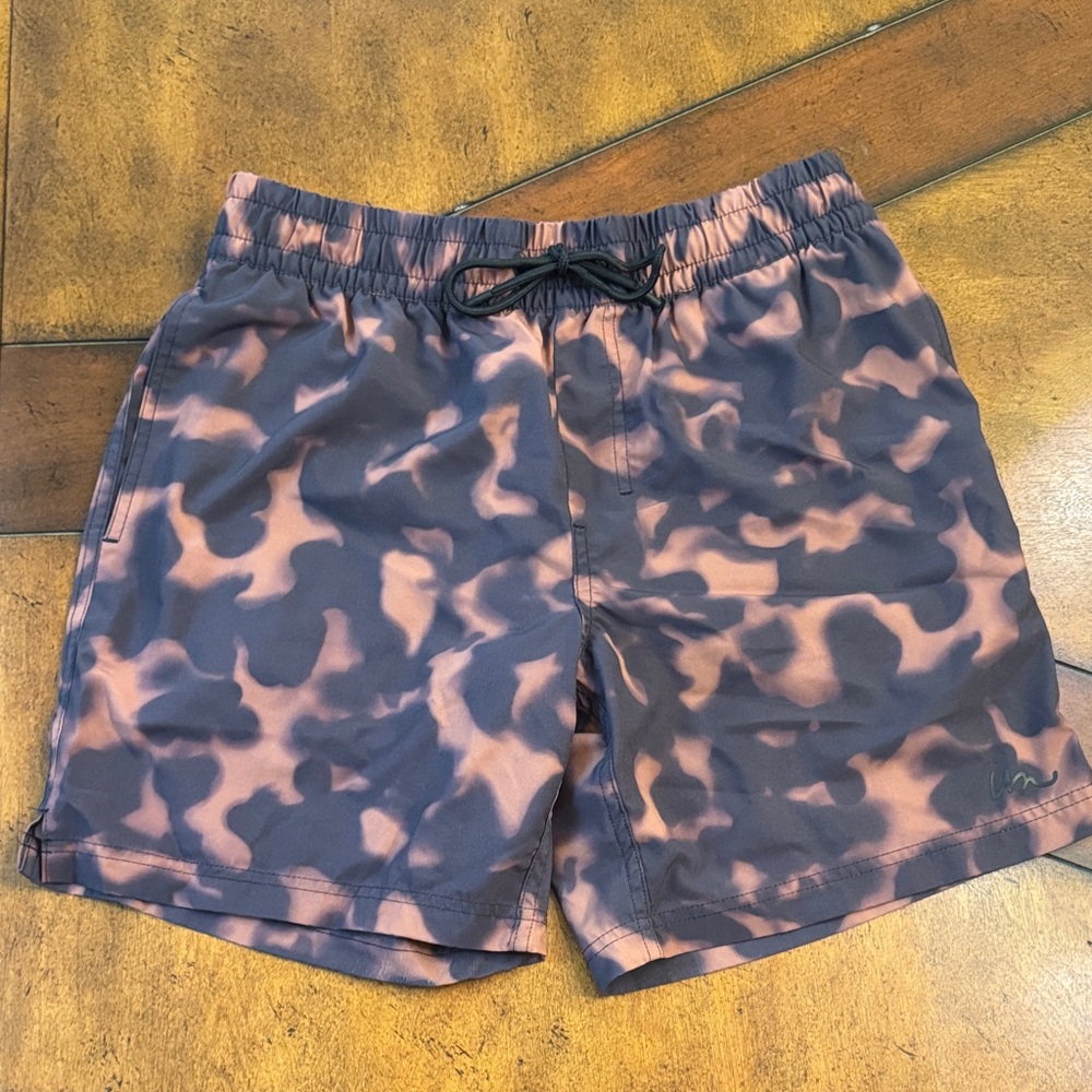 Imperial Motion Camo Hybrid Shorts - Black and Orange